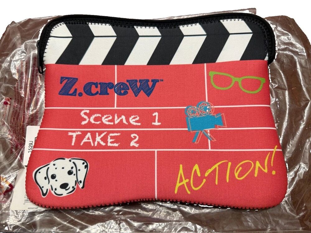 American Girl Z Crew iPad Case Sleeve Media Set Movie Slate Clapboard NIP DXF27